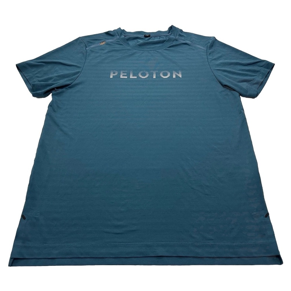 Peloton RHONE Men's Teal Short Sleeve Tee
